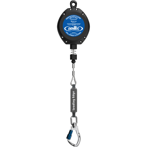 Self-Retracting Lifeline, 30', Galvanized Steel, Swivel WestPier
