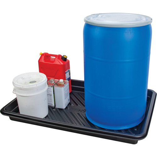 Spill Tray, 30" L x 48" W x 4.5" H, 30 US gal. Spill Capacity WestPier