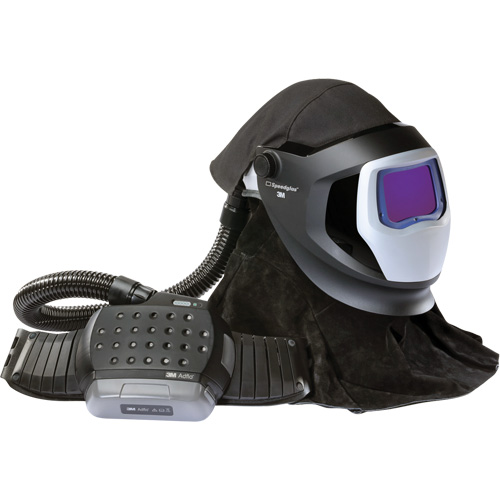 Adflo PAPR System with Versaflo M-Series Helmet & Speedglas Welding Shield Upgrade Kit, Welding Helmet, Lithium-Ion Battery WestPier