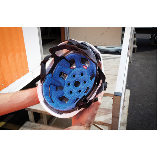 BOLT Safety Helmet Cooling Liner, Blue WestPier