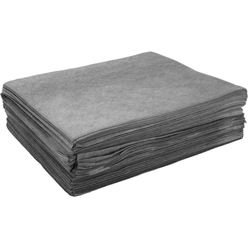 Feuilles absorbantes souffl&eacute;es, Universel, 15" x 19", 8 gal. d'absorption WestPier