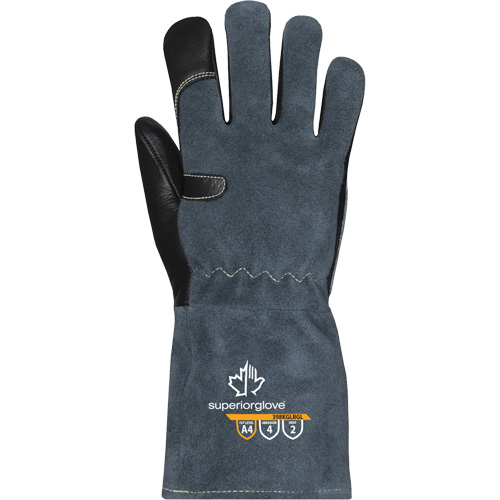 Gants de soudage MIG Endura 398KGLBGL, Cuir fleur de vache, Taille T-petit WestPier