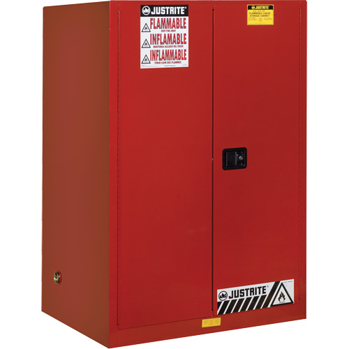 Sure-Grip&reg; EX Flammable Cabinet, 90 Gal., 2 Door, 43" W x 65" H x 34" D WestPier