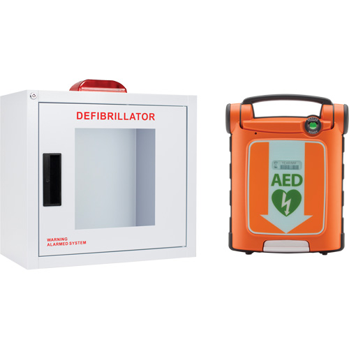Powerheart&reg; G5 AED & Cabinet Kit, Semi-Automatic, Bilingual, Class 3 WestPier