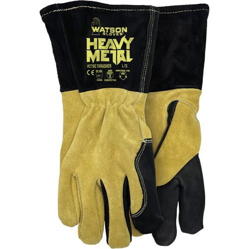2780 Thrasher MIG/Stick Welding Gloves, Split Cowhide, Size Small WestPier