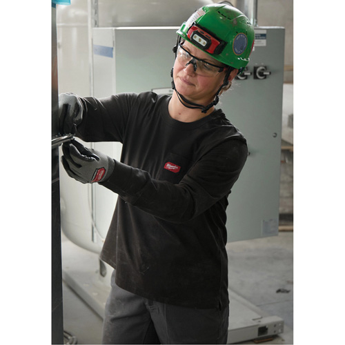 T-shirt &agrave; manches longues avec poches GRIDIRON, Femmes, T-petit, Bleu WestPier