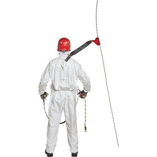 Harness-Compatible Disposable Coverall, Small, White, Tyvek&reg; 500 WestPier