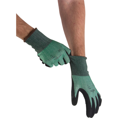 Gants l&eacute;gers et haute dext&eacute;rit&eacute; r&eacute;sistants &agrave; la coupe, Taille 10, Calibre 21, Rev&ecirc;tement Mousse de nitrile, Enveloppe en Acier inoxydable/PEHP, ASTM ANSI niveau A3 WestPier
