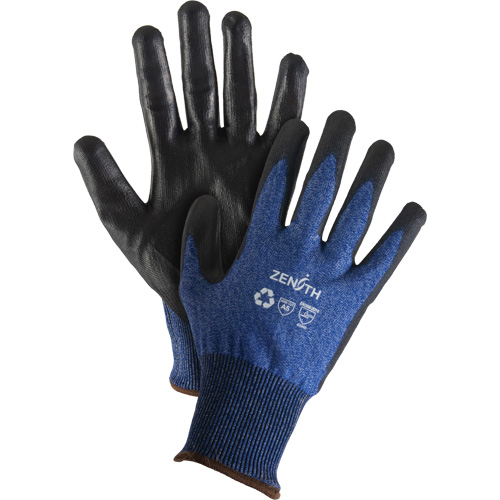 Gants &eacute;lastiques &eacute;cologiques r&eacute;sistants &agrave; la coupe, Taille 11, Calibre 18, Rev&ecirc;tement Polyur&eacute;thane, Enveloppe en Acier inoxydable/PEHP/rPET, ASTM ANSI niveau A5 WestPier