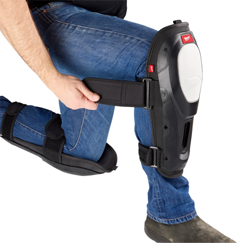 Dynamic Flooring Knee Pad, Hook and Loop Style, Plastic Caps, Foam Pads WestPier