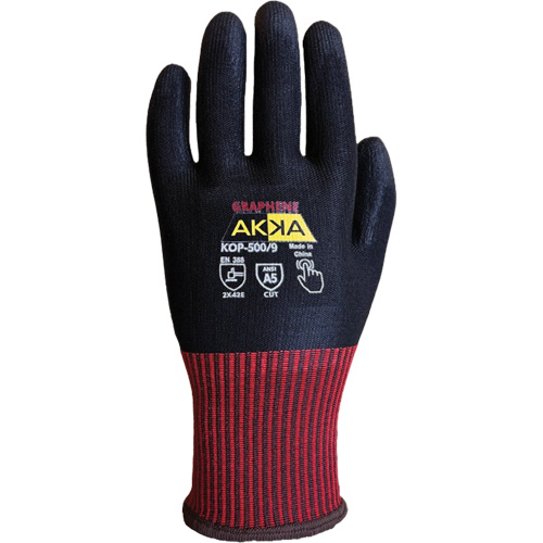 Gants de protection &eacute;lev&eacute;e contre la coupe KOP-500, Taille 6, Calibre 13, Rev&ecirc;tement Polyur&eacute;thane, Enveloppe en Nylon/PEHP/Spandex/Graph&egrave;ne, ASTM ANSI niveau A5/EN 388 niveau E WestPier