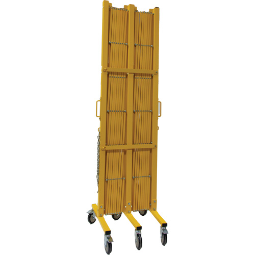 Expandable Barrier, 84" H x 20' L, Yellow WestPier