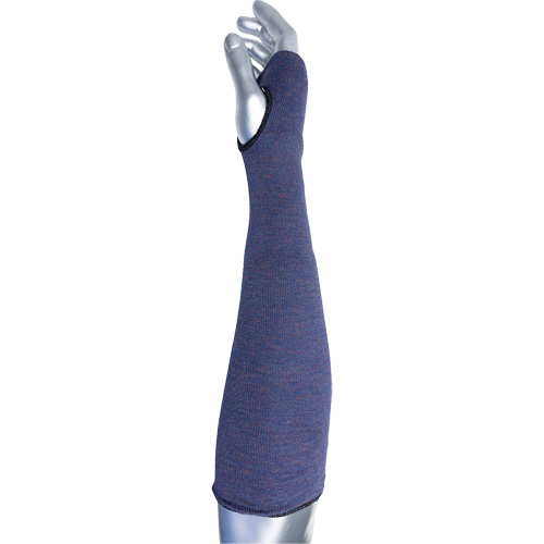 Kut Gard&reg; ECO Series 2-Ply ASP Sleeve with Thumb Hole, Aramid, 14", ASTM ANSI Level A3, Purple WestPier