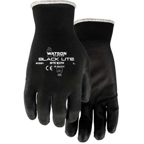 Gants 391 Stealth Black Lite, T-petit, R&ecirc;vetement Polyur&eacute;thane, Enveloppe en Polyester WestPier