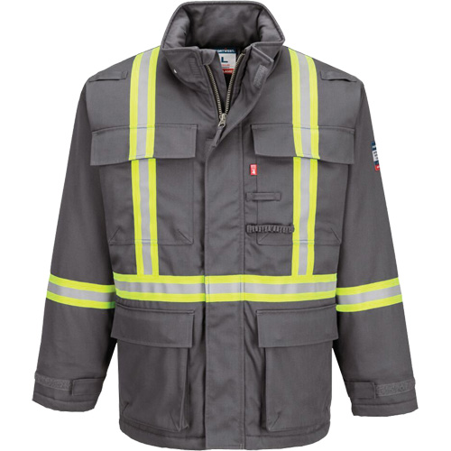 Bizflame&reg; 88/12 Insulated Winter Parka, Grey, Medium (Tall) WestPier