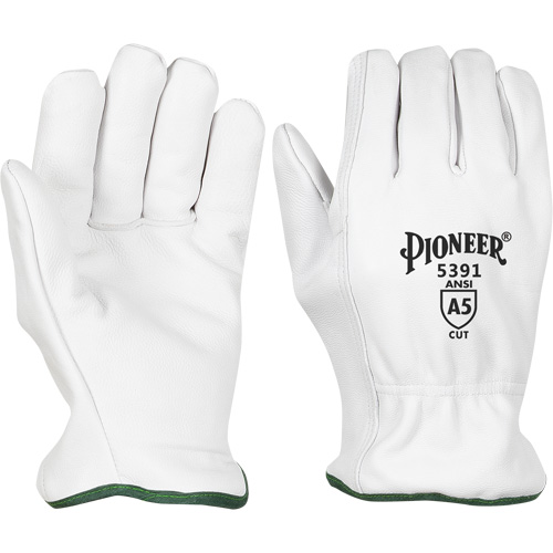 Gants pour conducteurs r&eacute;sistant aux coupures, Petit, Paume en Cuir fleur de ch&egrave;vre WestPier