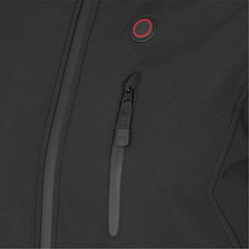 Veste chauffante Softshell, Hommes, Petit, Noir WestPier