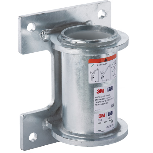 DBI-SALA&reg; Confined Space Wall Mount Base, Galvanized WestPier