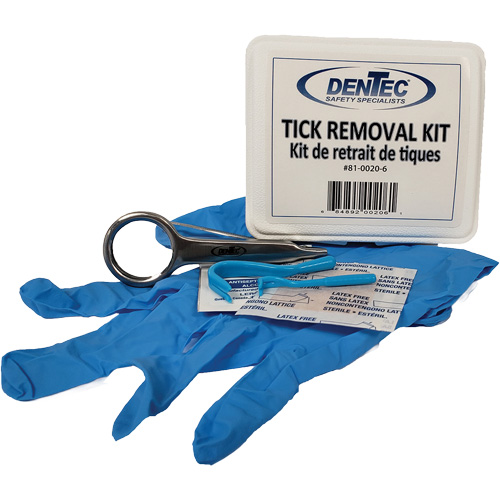 Trousse d'&eacute;limination des tiques, Boîte en plastique WestPier