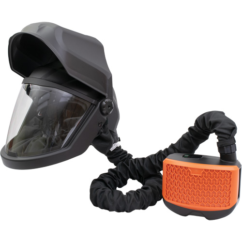 PEAKAIR DEFENDER Visor with Flip-Front & X90VX Blower Kit, Facepiece Respirator/Welding Helmet, Lithium-Ion Battery WestPier