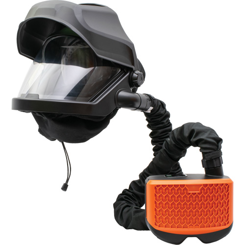 PEAKAIR MAXSHIELD&reg; with Flip-Front & X90VX ADF Blower Kit, Facepiece Respirator, Lithium-Ion Battery WestPier