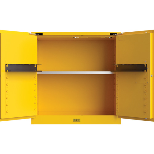 Armoire de s&eacute;curit&eacute; pour produits inflammables Utili-Guard+, 30 gal., 1 Porte(s), 43" La x 44" h x 22" p WestPier