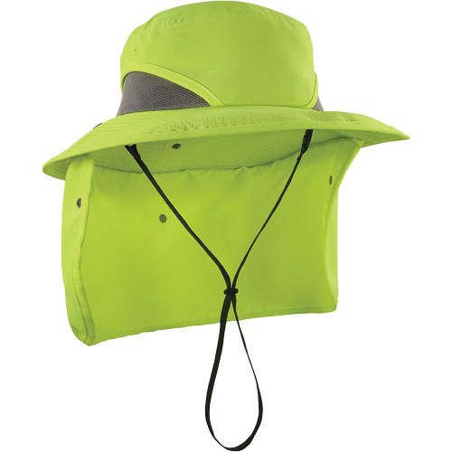 Chill-Its 8934 Ranger Hat with Neck Shade, Small/Medium, Hi-Vis Lime WestPier