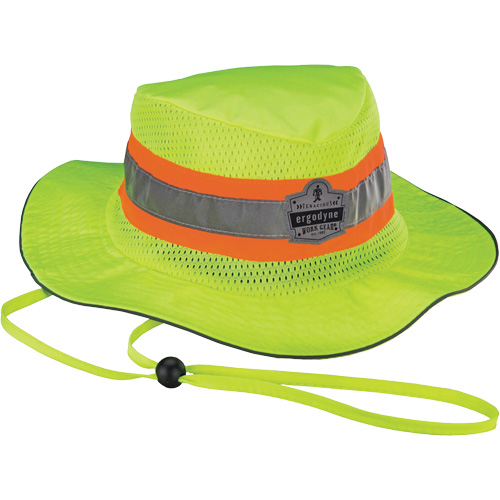 Chapeau de soleil de garde forestier GloWear 8935, 2T-grand/3T-grand, Jaune lime haute visibilit&eacute;, Polyester WestPier