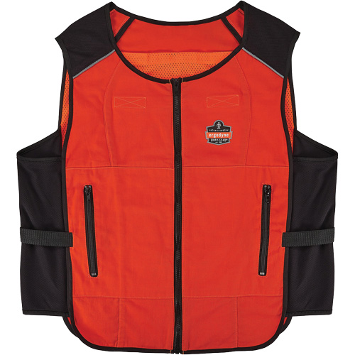 Chill-Its 6255 Lightweight Phase Change Cooling Vest (Vest Only), Small/Medium, Orange WestPier