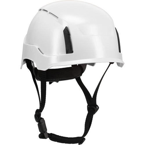 North&reg; RZRBack Industrial Climbing Helmet, Meets CSA Type 1, Ratchet Suspension, Vented WestPier