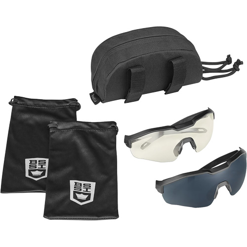 MY6 Safety Glasse Eyeshield Kit, Clear/Smoke Lens, Anti-Fog/Anti-Scratch, ANSI Z87+ WestPier