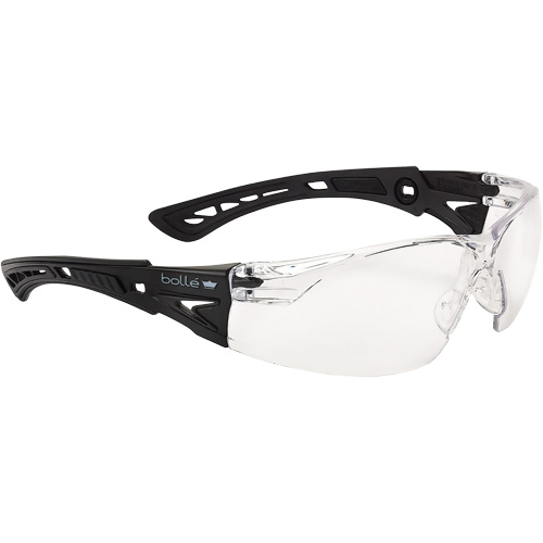 Rush+ Small BSSI Safety Glasses, Clear Lens, Anti-Fog/Anti-Scratch, ANSI Z87+ WestPier