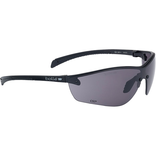 Silium+ BSSI Safety Glasses, Smoke/Grey Lens, Anti-Fog/Anti-Scratch, ANSI Z87+ WestPier
