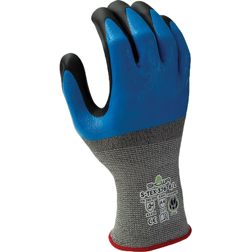 Gants r&eacute;sistant &agrave; la coupe 376, 9/T-Grand, R&ecirc;vetement Nitrile/Mousse de nitrile, Calibre 13, Enveloppe en Polyester/Acier inoxydable WestPier