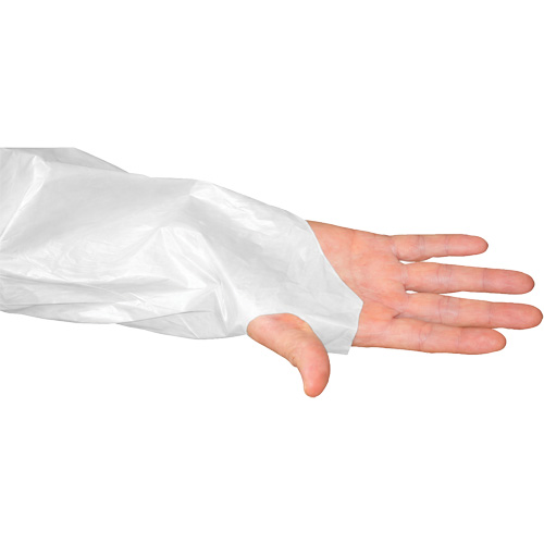 Blouse CoverMe avec passe-pouces, Taille unique, Blanc, Poly&eacute;thyl&egrave;ne WestPier
