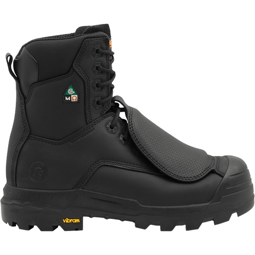 Bottes de travail Vulcan avec protecteur m&eacute;tatarsien &agrave; l'ext&eacute;rieur, Cuir, Taille 5, Imperm&eacute;able WestPier