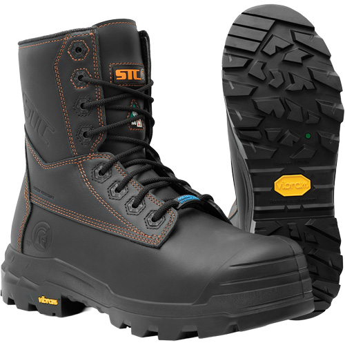 Bottes de travail Metpro Flex avec protecteur m&eacute;tatarsien, Cuir, Taille 13, Imperm&eacute;able WestPier