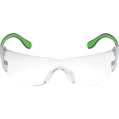 Lunettes de s&eacute;curit&eacute; gris/vert Adapt Lite, Lentille Transparent, Antibu&eacute;e/Anti-&eacute;gratignures, ANSI Z87+/R&eacute;pond ou surpasse la norme CSA Z94.3 WestPier