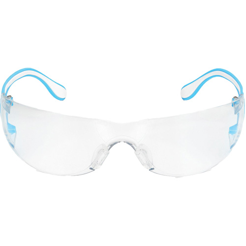 Adapt Lite Blue/White Safety Glasses, Clear Lens, Anti-Fog/Anti-Scratch, ANSI Z87+/Meets/Exceeds CSA Z94.3 WestPier