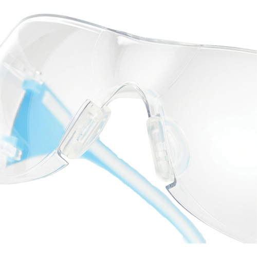 Adapt Lite Blue/White Safety Glasses, Clear Lens, Anti-Fog/Anti-Scratch, ANSI Z87+/Meets/Exceeds CSA Z94.3 WestPier