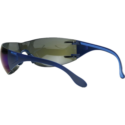 Adapt Lite Safety Glasses, Blue Mirror Lens, Anti-Fog/Anti-Scratch, ANSI Z87+/Meets/Exceeds CSA Z94.3 WestPier