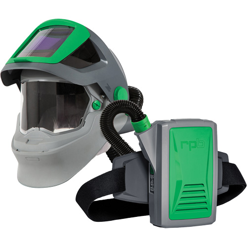 Respirateur de soudage Z4 avec joint de menton FR et APR motoris&eacute; PX5, Respirateur &agrave; masque/Masque de soudage WestPier