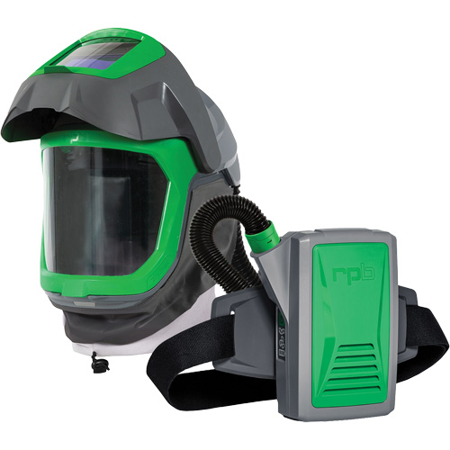 Masque de respirateur Z-Link avec joint de visage, visi&egrave;re & montage &agrave; ceinture, Respirateur &agrave; masque/Masque de soudage, Pile Lithium-ion WestPier