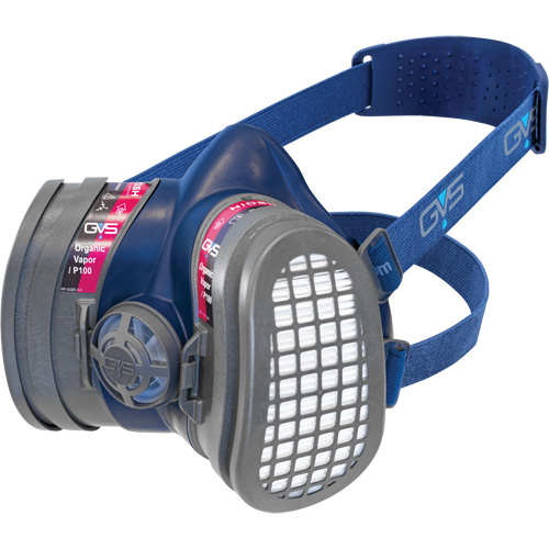 Respirateur Elipse &agrave; profil bas OV/P100 NIOSH avec filtres de rechange, &eacute;lastom&egrave;re/Thermoplastique, Moyen/grand WestPier