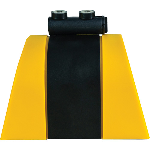 HAZLOK Safety Barrier System, Plastic, Magnetic Mount, 30', Black and Yellow Tape WestPier