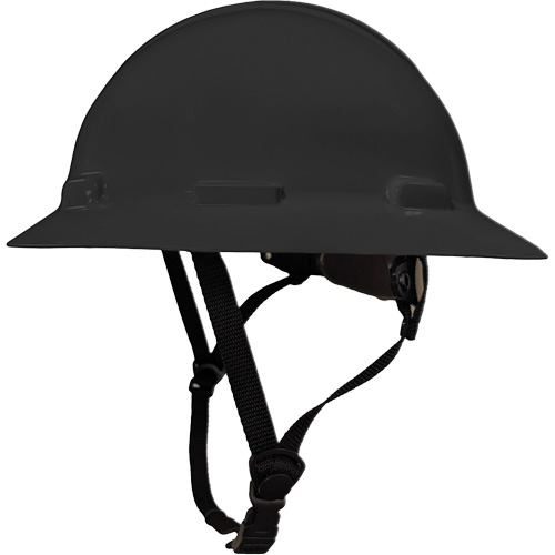 LIDGUARD&reg; Full Brim Hardhat with Chinstrap, Meets CSA Type 1, Ratchet Suspension, Vented WestPier