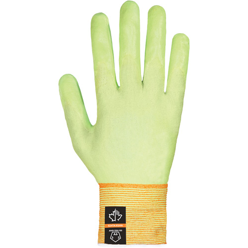 Gants ultra-fins haute visibilit&eacute; r&eacute;sistants &agrave; la coupe Dexterity Max, Taille 12, Rev&ecirc;tement Mousse de nitrile, Enveloppe en TenActiv, ASTM ANSI niveau A6 WestPier
