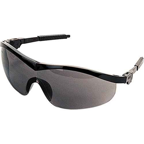 Storm&reg; Safety Glasses, Grey/Smoke Lens, Anti-Scratch, ANSI Z87+ WestPier
