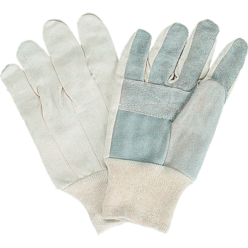 Standard-Duty Work Gloves, Large, Split Cowhide Palm WestPier