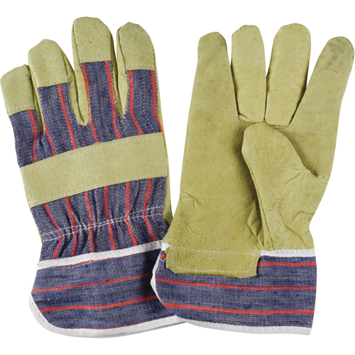 Abrasion-Resistant Comfort Fitters Glove, Large, Grain Pigskin Palm, Cotton Inner Lining WestPier